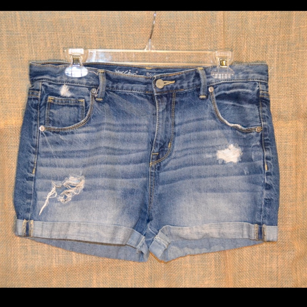 Massimo Boyfriend Denim Shorts